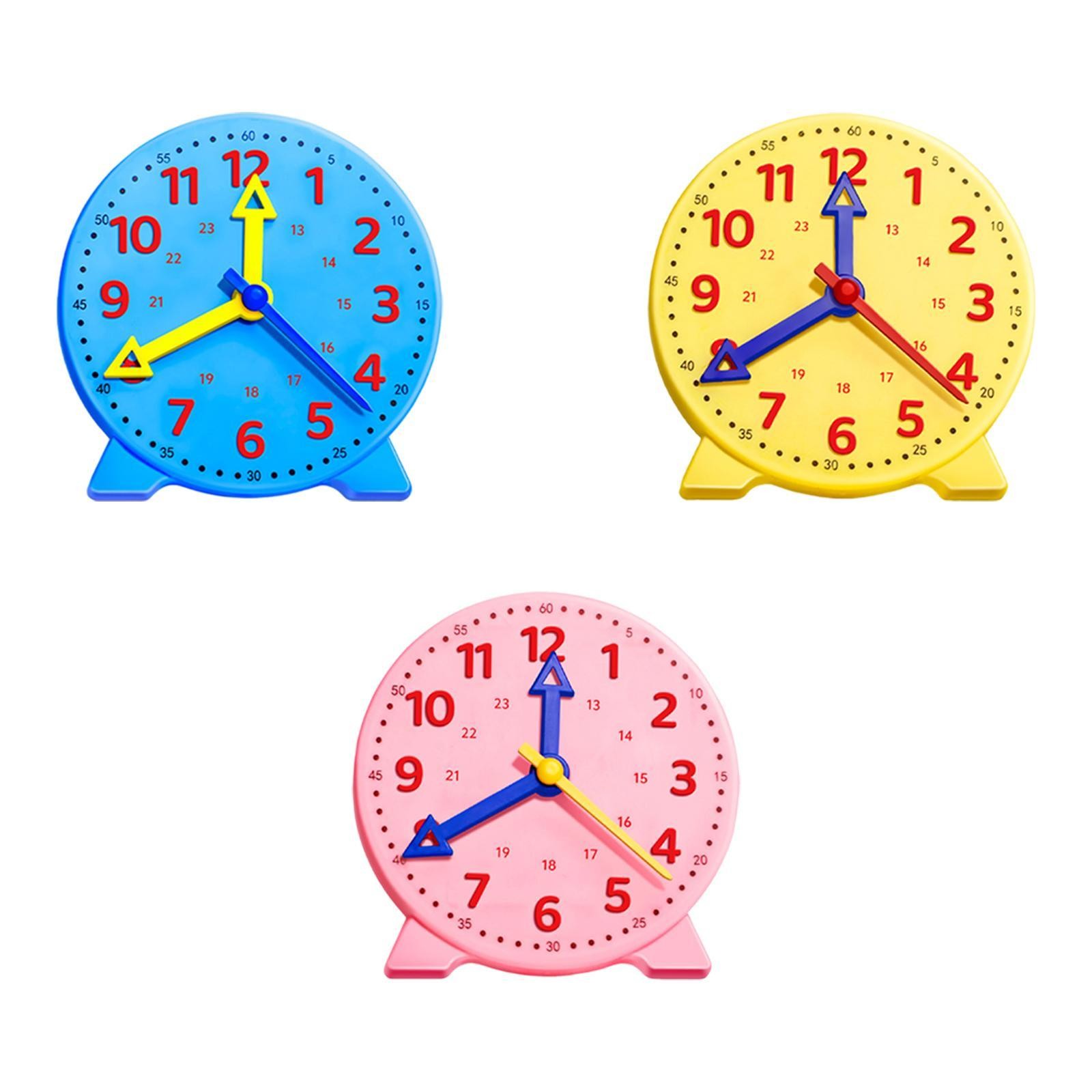 Learning Clock for Kids Compact Education Toy for Kids Preschool Homeschool