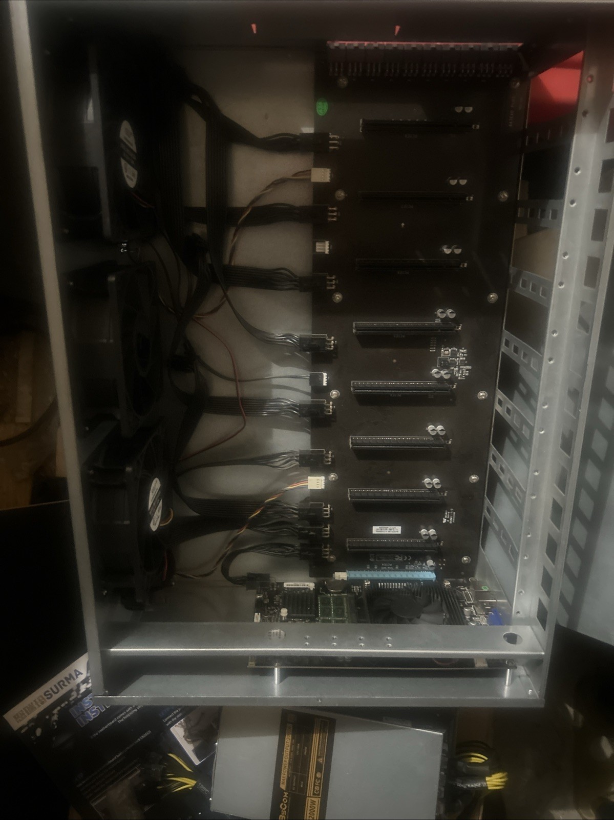 Cryptocurrency Mining Rig-complete Rig With Power Supply, No GPUs Included