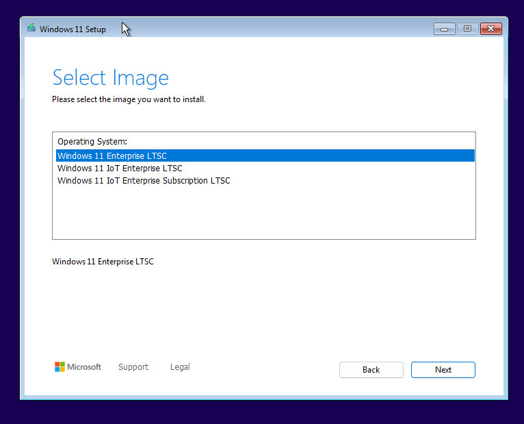 Microsoft Windows 11 Enterprise LTSC 2024 USB Flash Drive for multiple devices