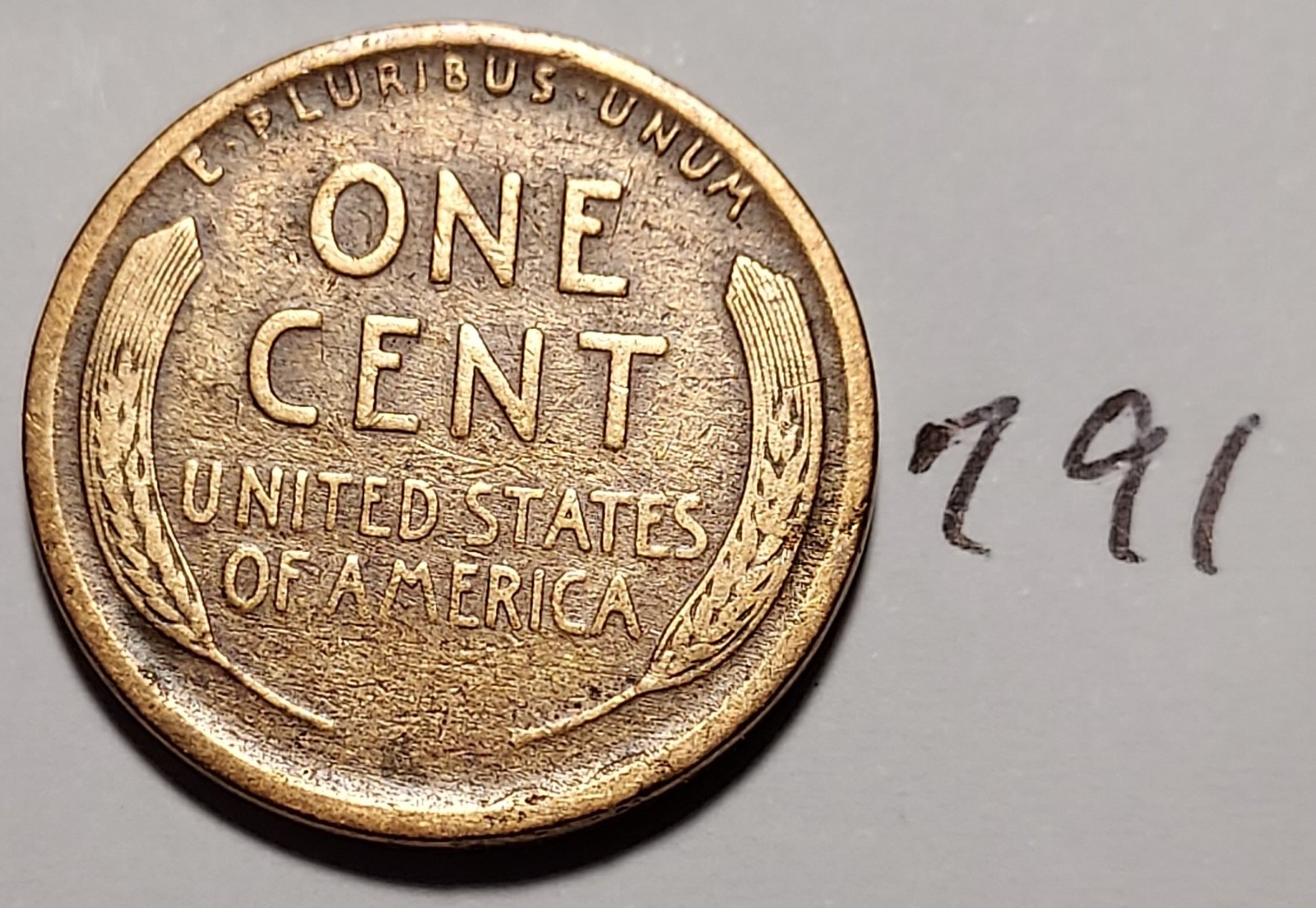 1921-S Lincoln Wheat Cent FINE #791
