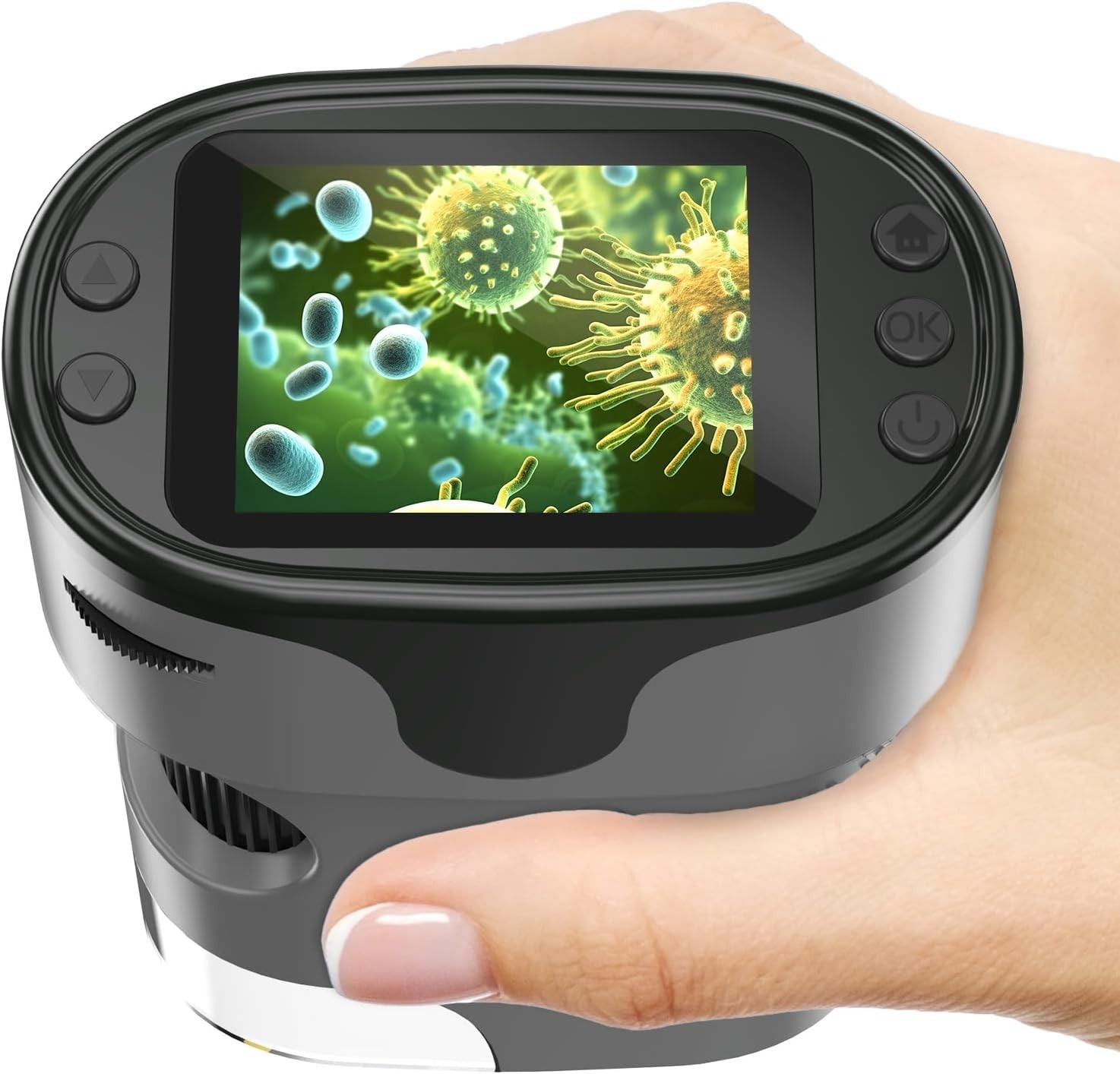 Kids 1000X Handheld Digital Microscope - Portable Learning Tool for Ages 4-12
