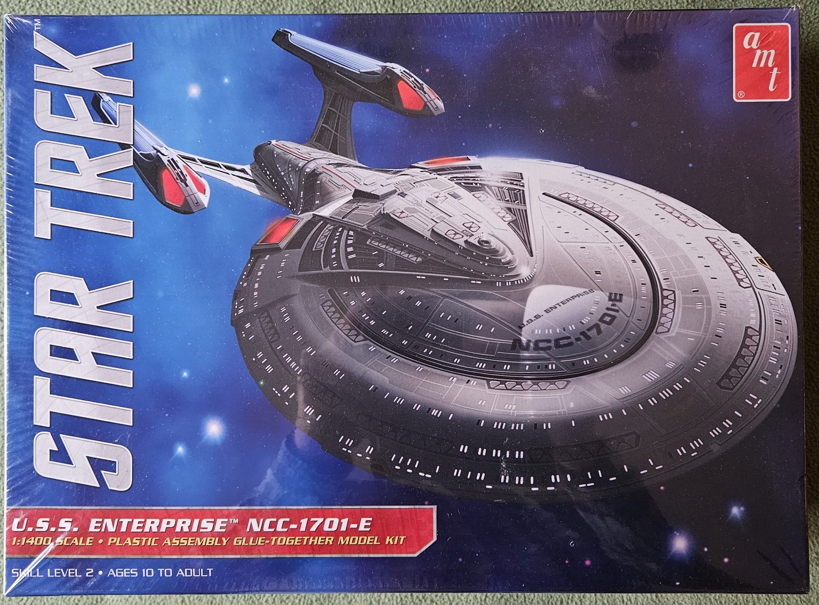 AMT Star Trek U.S.S. Enterprise NCC-1701 E Model Kit 1:1400 Scale #AMT853/12