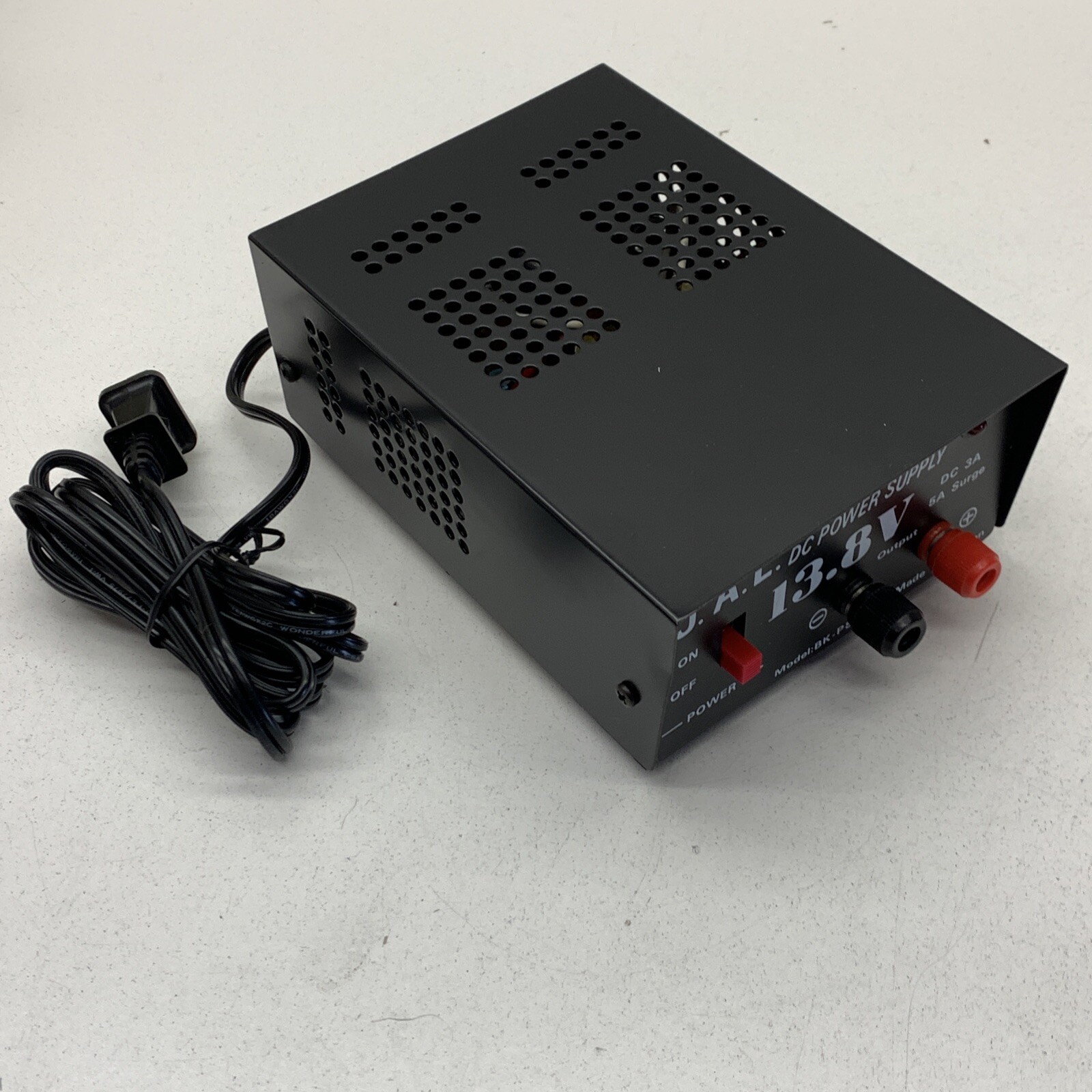 J.A.L. JAL BK-PS123 Regulated DC Power Supply 3A 13.8V