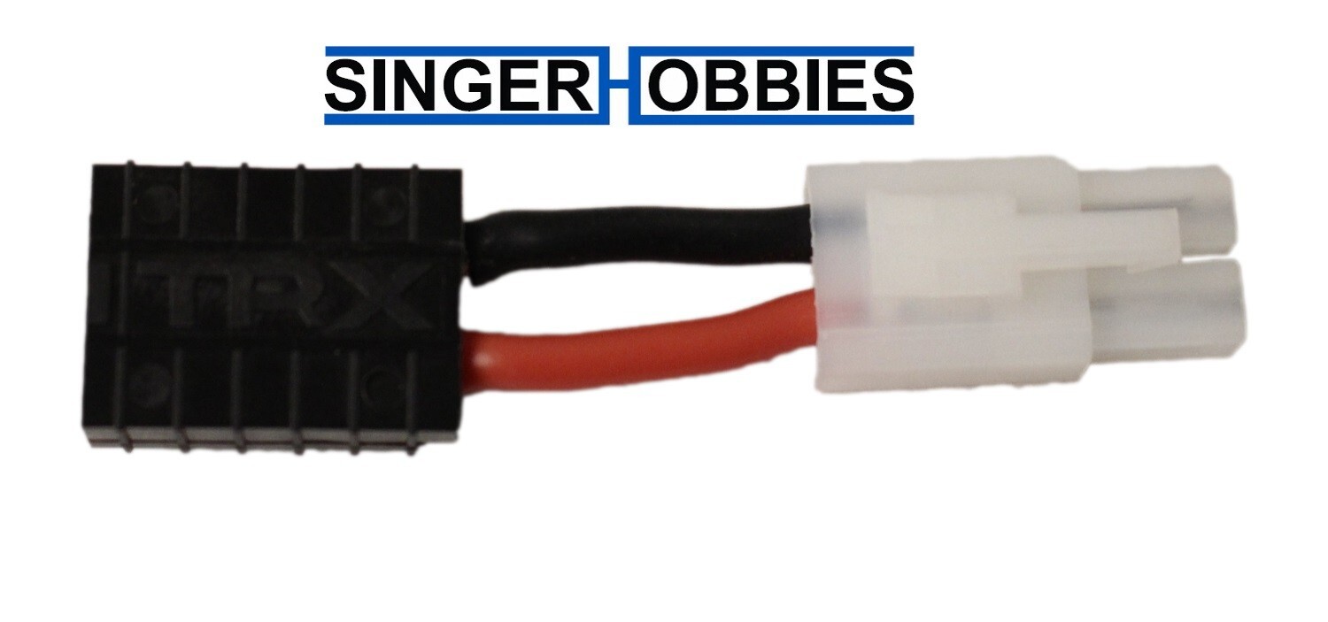 RACERS EDGE RCE1608 Battery/ESC Adapter: Female TRX to Male Tamiya HRP
