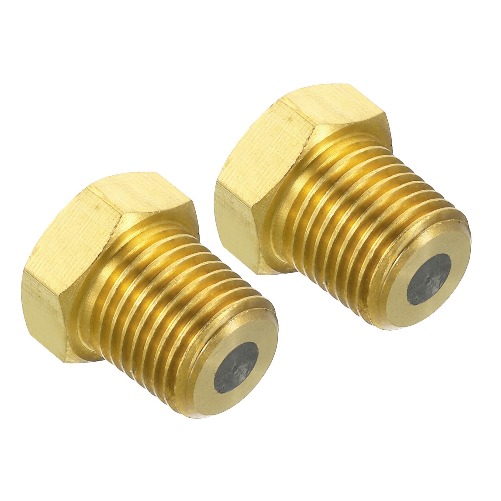 1/4" BSPT Brass Fuse Plug, 2pcs Brass Fusible Melt Plug 265 Celsius Degree