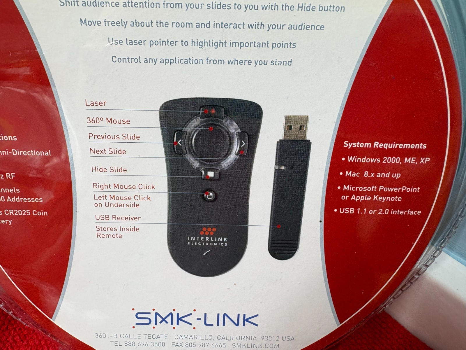 NEW Older Model VP6450 Presentation Pilot Pro