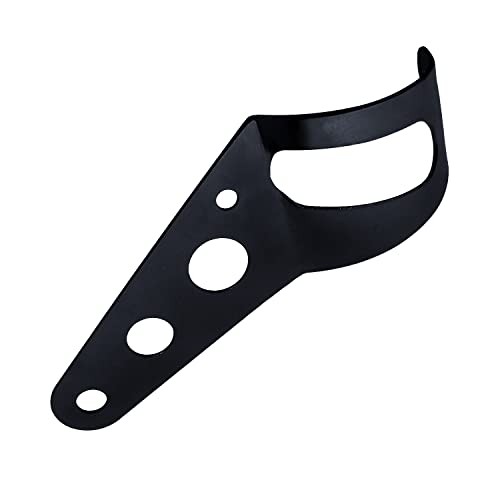 35-43mm Fork Headlight Mounting Bracket, Universal Motorcycle Headlight Black