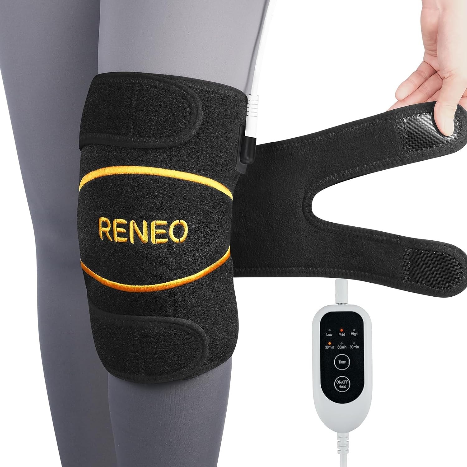 Electric Heating Pad Knee Relief Auto Shut-Off Wearable Knee Wrap Elbow Heated