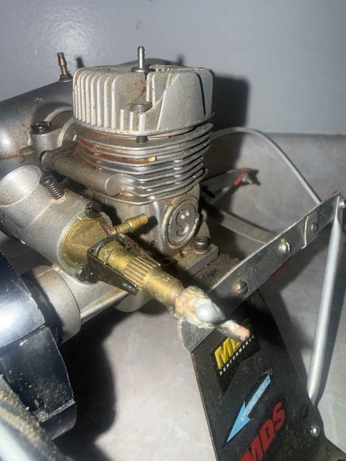 Super Tiger Vintage Nitro RC engine