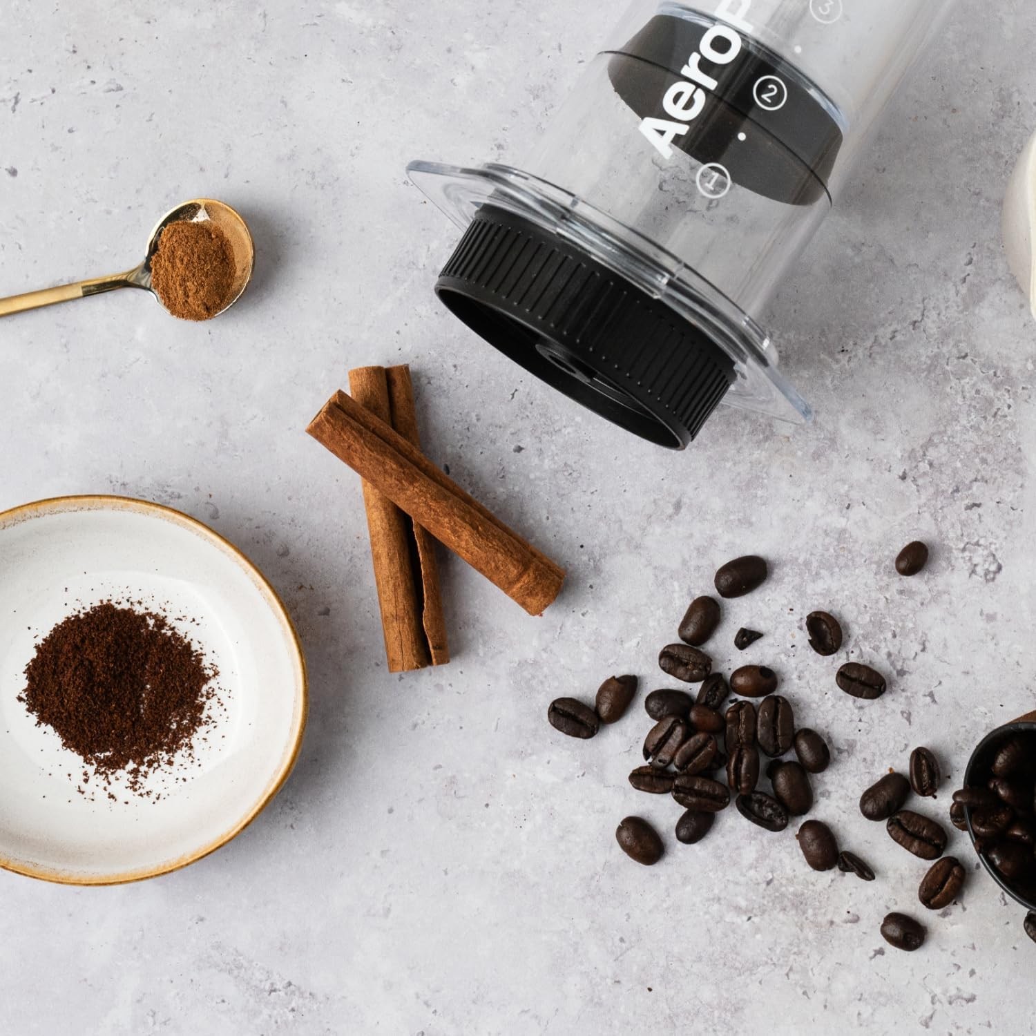 Flow Control Filter Cap, Stops Drip for Full Control Over Grind Size