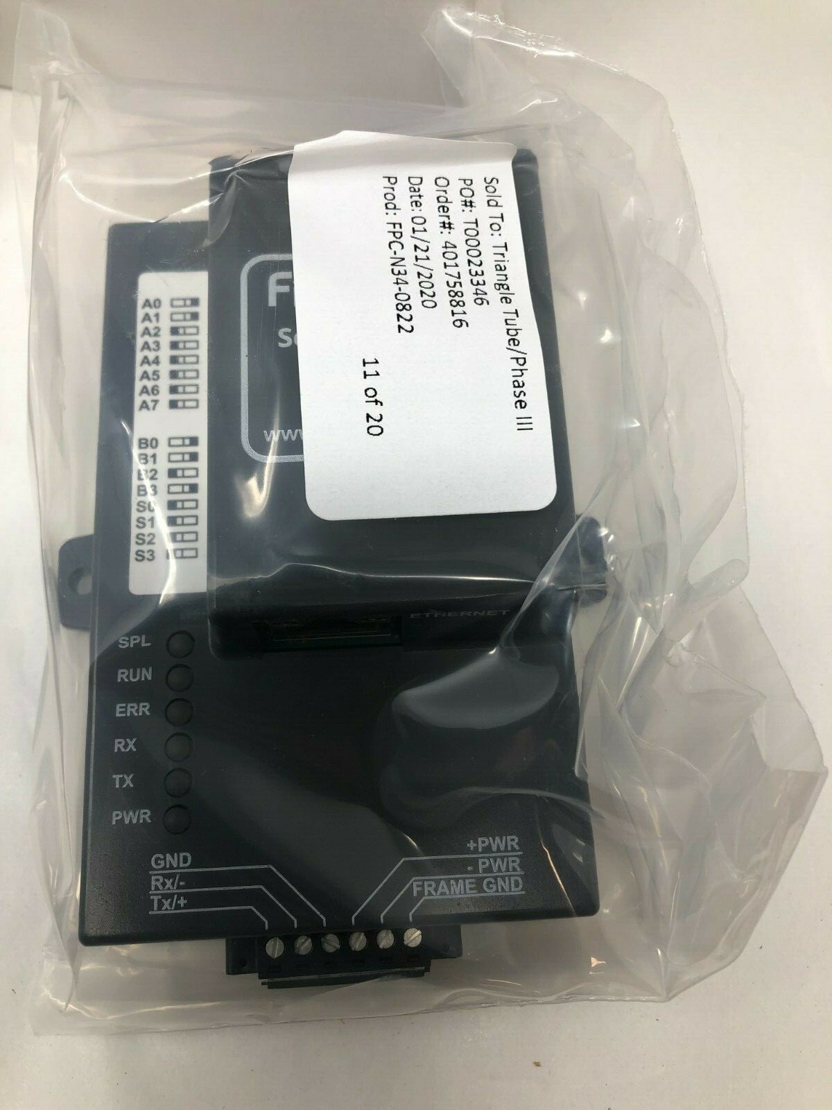 Triangle Tube PTCON22 ProtoNode Bacnet FPC-N34 For Triangle Boilers