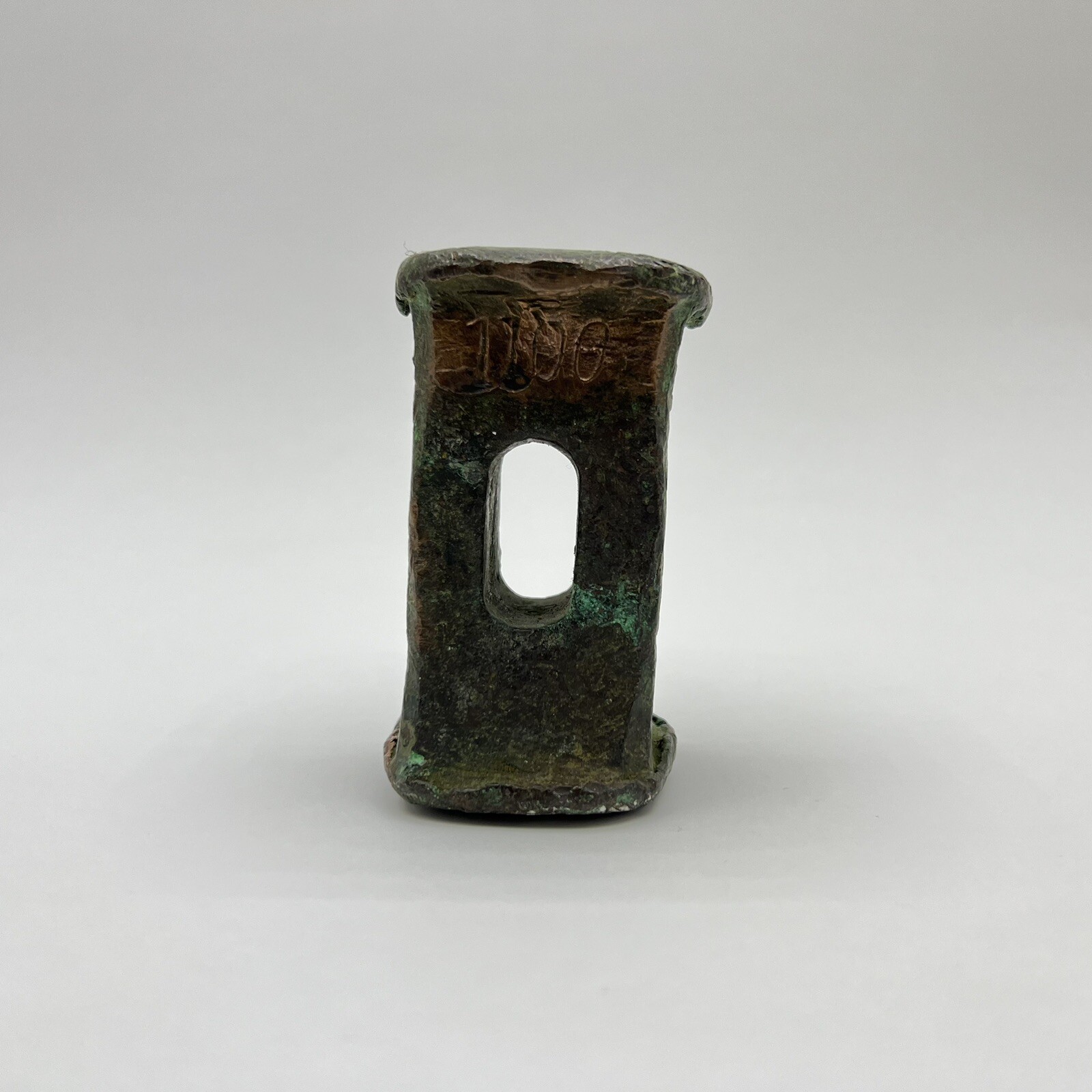 Antique Bronze Used Hammer Head Old Casting Blacksmith Tools Unique Handmade 1kg