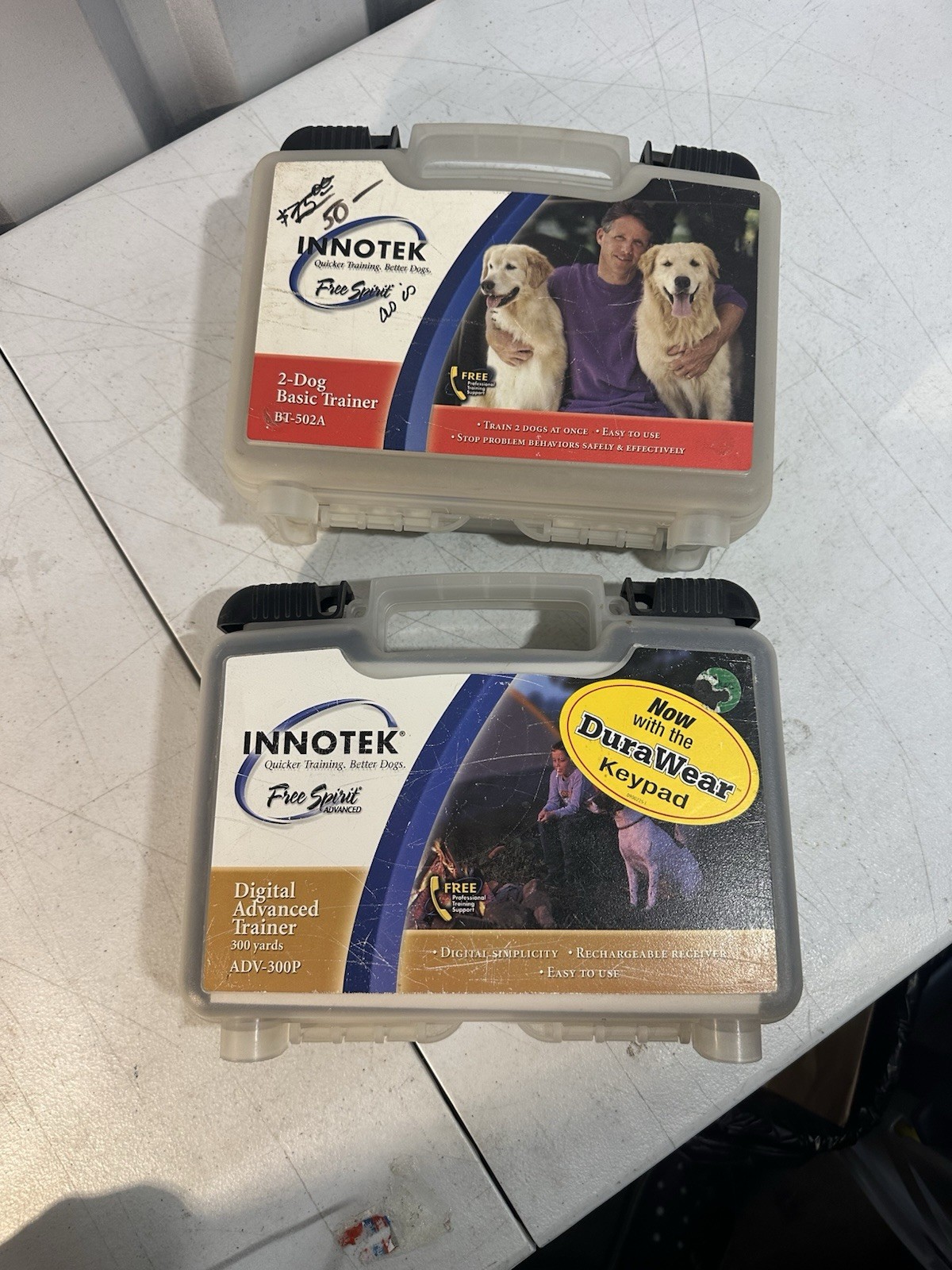 Innotek Dog Training Collar Lot ADV-300P BT-502A Tested Working
