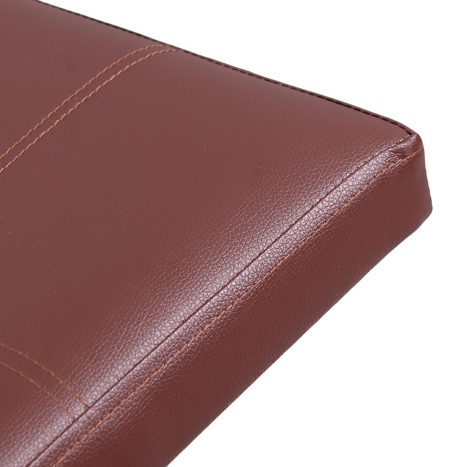 Brown Sturdy Ottomans Foot Bench Foldable Storage Footstools Spacious Organizer