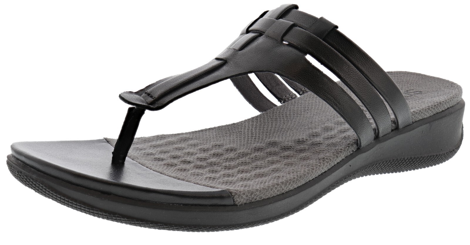 SOFTWALK WOMEN'S TRACY WEAVED T-STRAP SANDALS