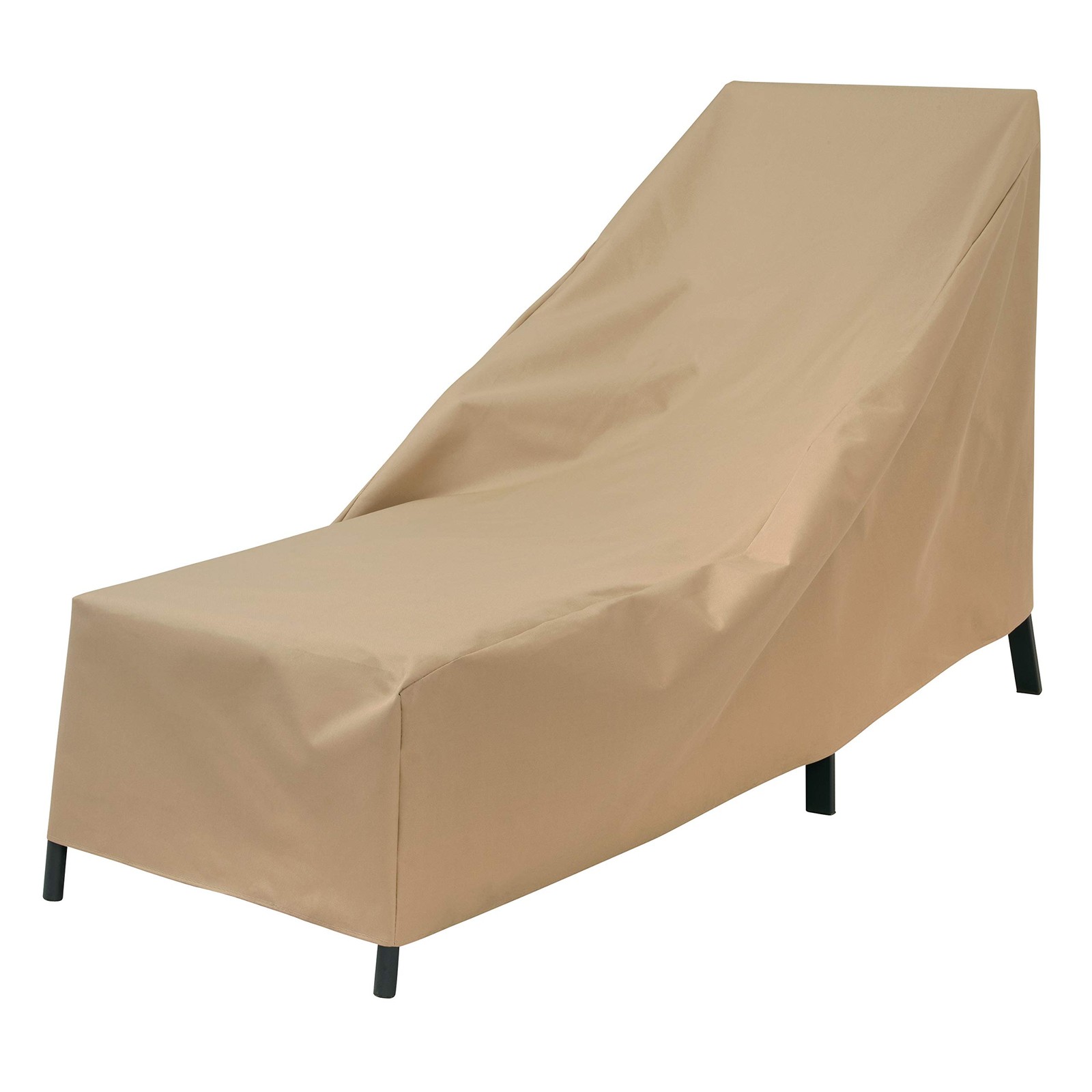 Basics Patio Chaise Lounge Chair Cover - Weather-Resistant Fabric - Furniture...