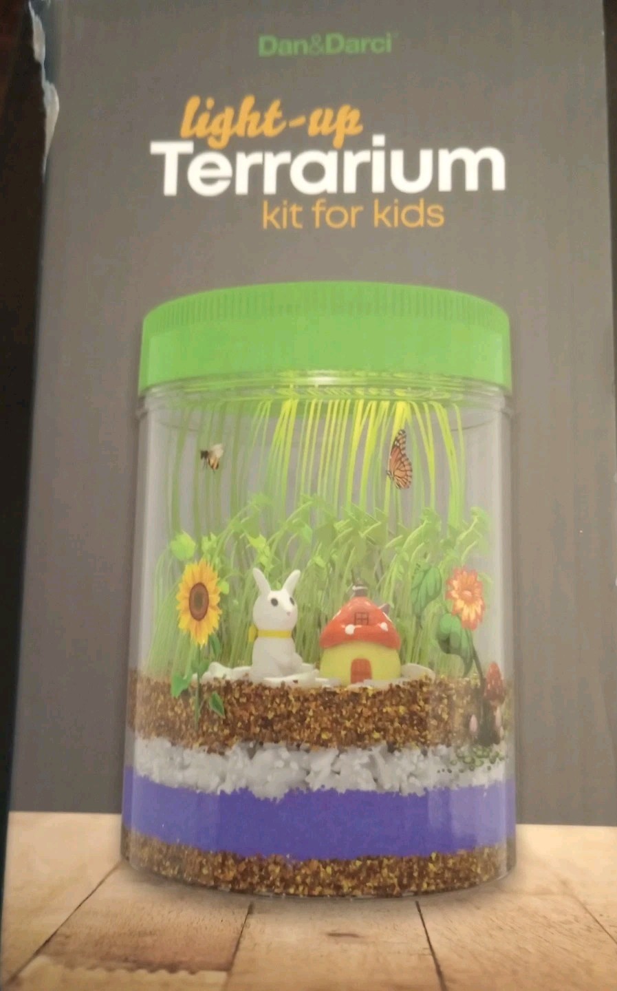 Dan&Darci Light-up Terrarium Kit ( open box )