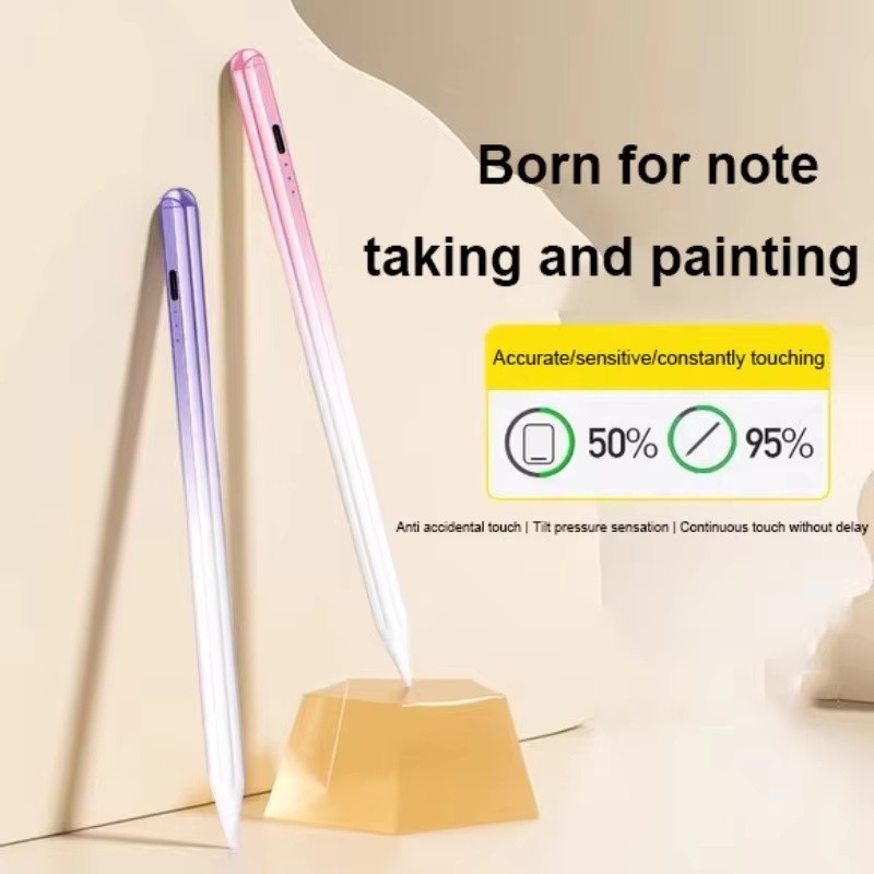 Fast-Charge Active Stylus for iPad Mini/Air 2018–2025 Gradient Touch Screen Pen