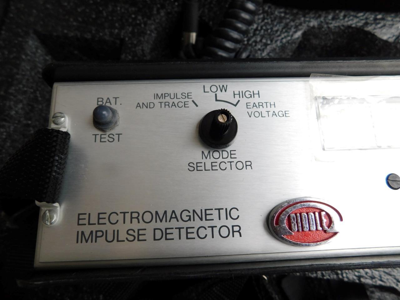 BIDDLE MEGGER CAT#651113 ELECTROMAGNETIC IMPULSE DETECTOR ELECTRO MAGNETIC