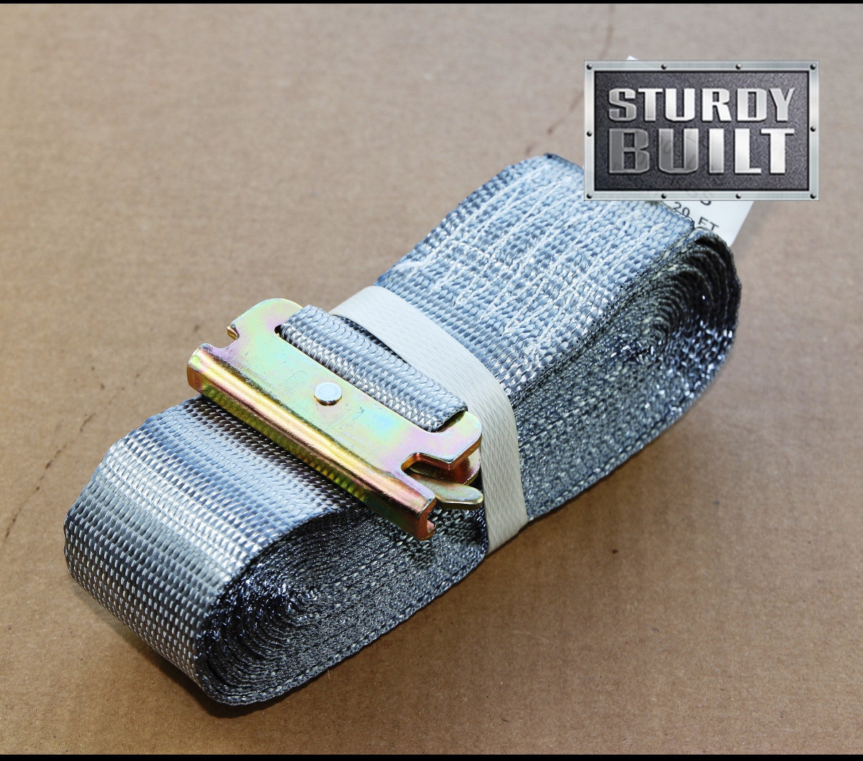 2x 20' E Track Cam Buckle Strap Truck Trailer Enclosed Cargo Van Tie Down Straps