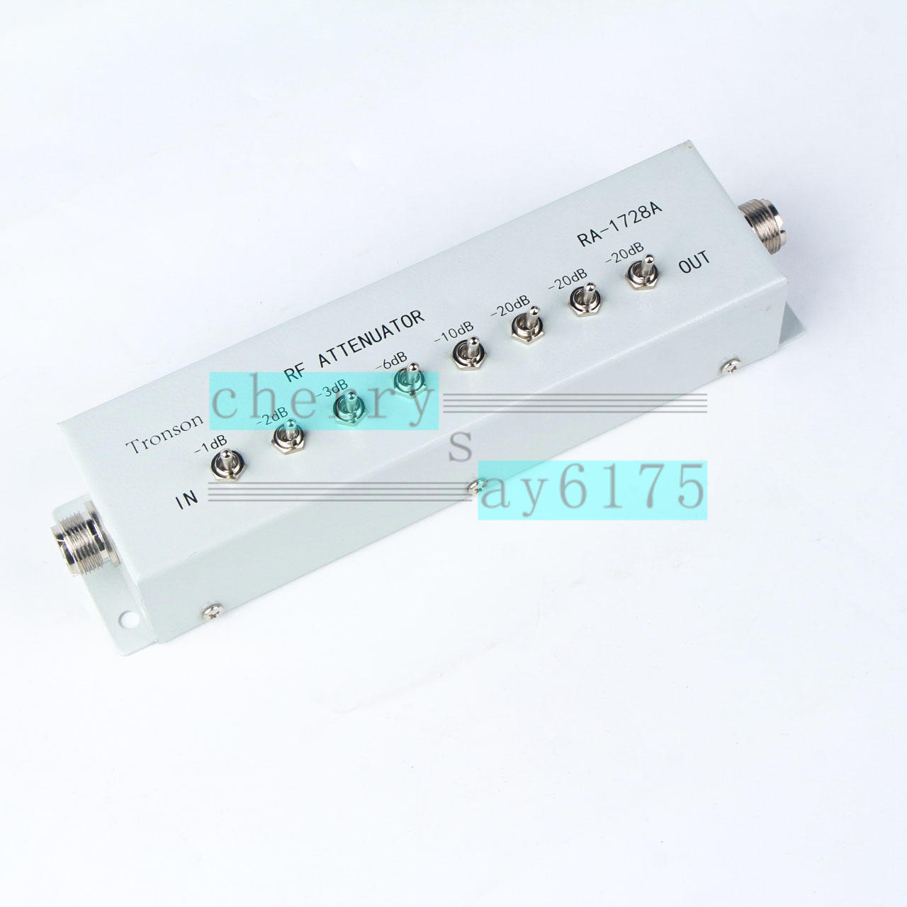 0 - 82DB VARIABLE/ STEP ATTENUATOR 50 OHM FOR HAM RADIO TRANSMITTER NEW