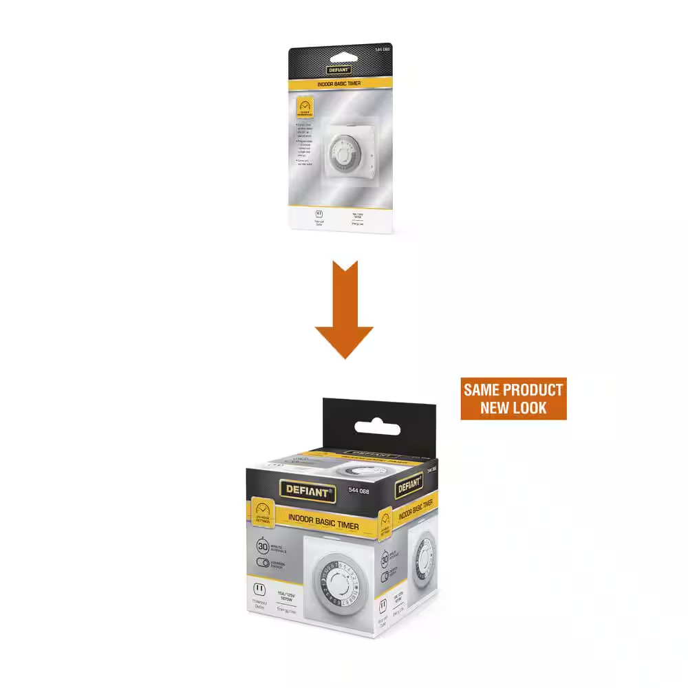 24-Hour Indoor Plug-In Basic Mechanical Timer