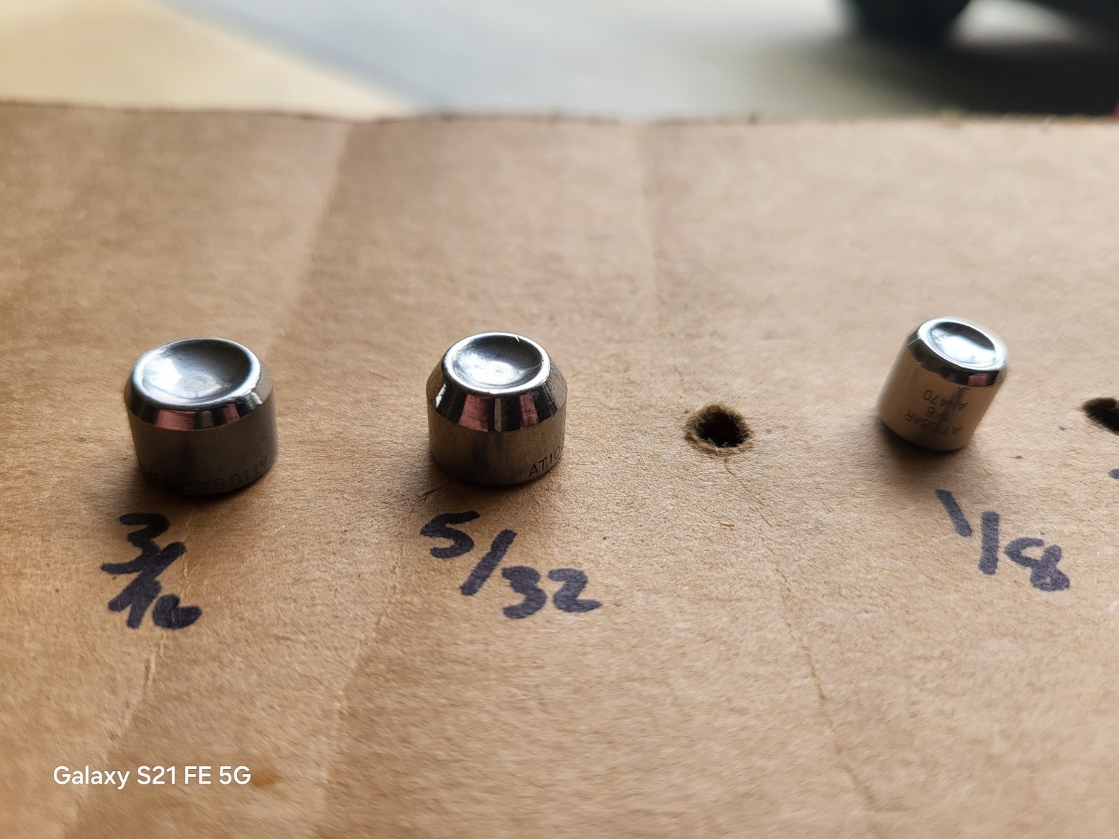 3 PC Rivet squeezer Set button head