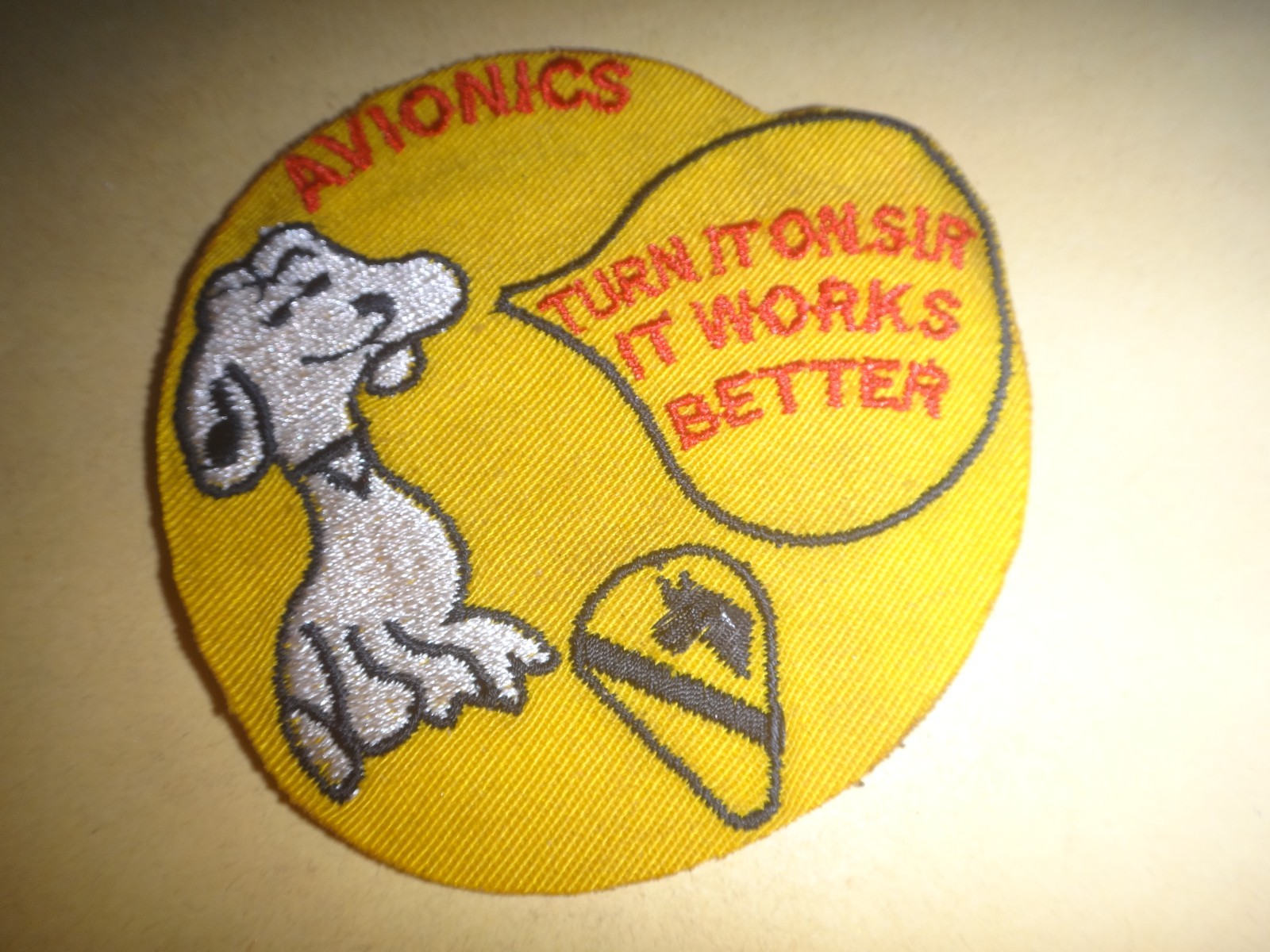 Vietnam War US Army AVIONICS Team 1st Cavalry Division Patch