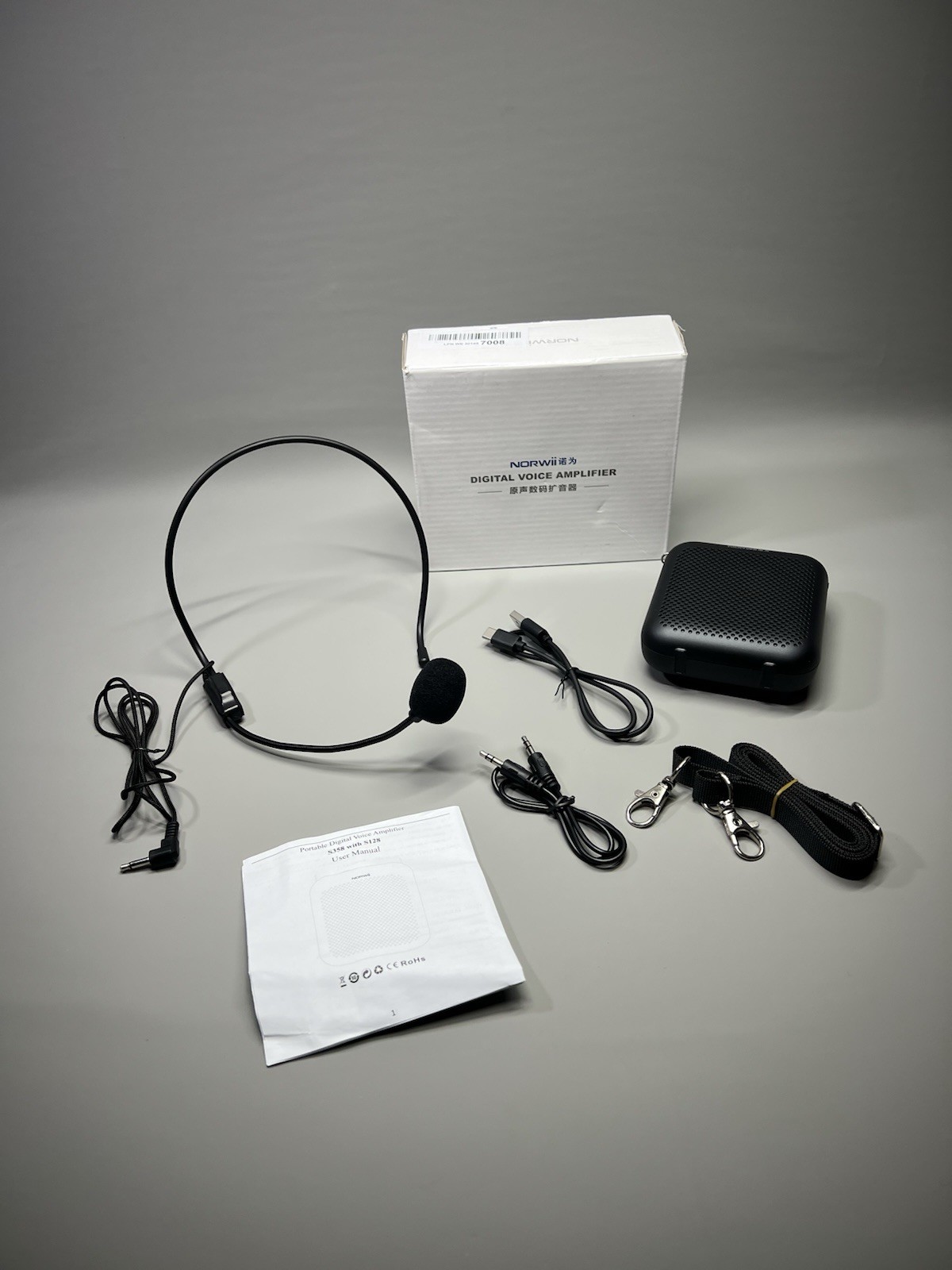 Loud Voice Amplifier Portable Mini Wired Microphone Headset Bluetooth Speaker