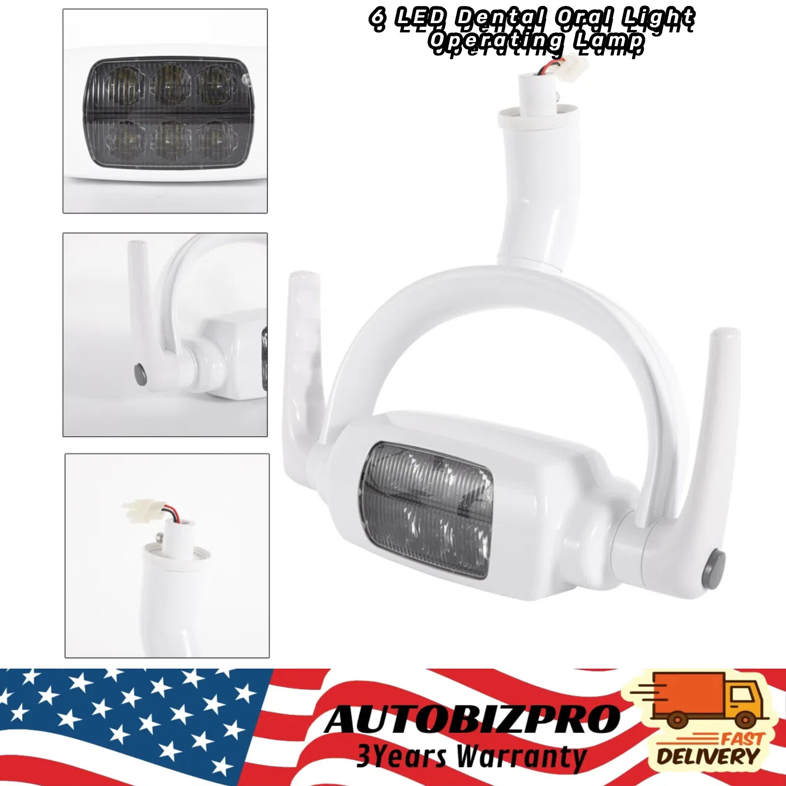 Dental 6 LED 8W LED Oral Light Teeth Lamp Induction For Unit Chair Tool AC 12V