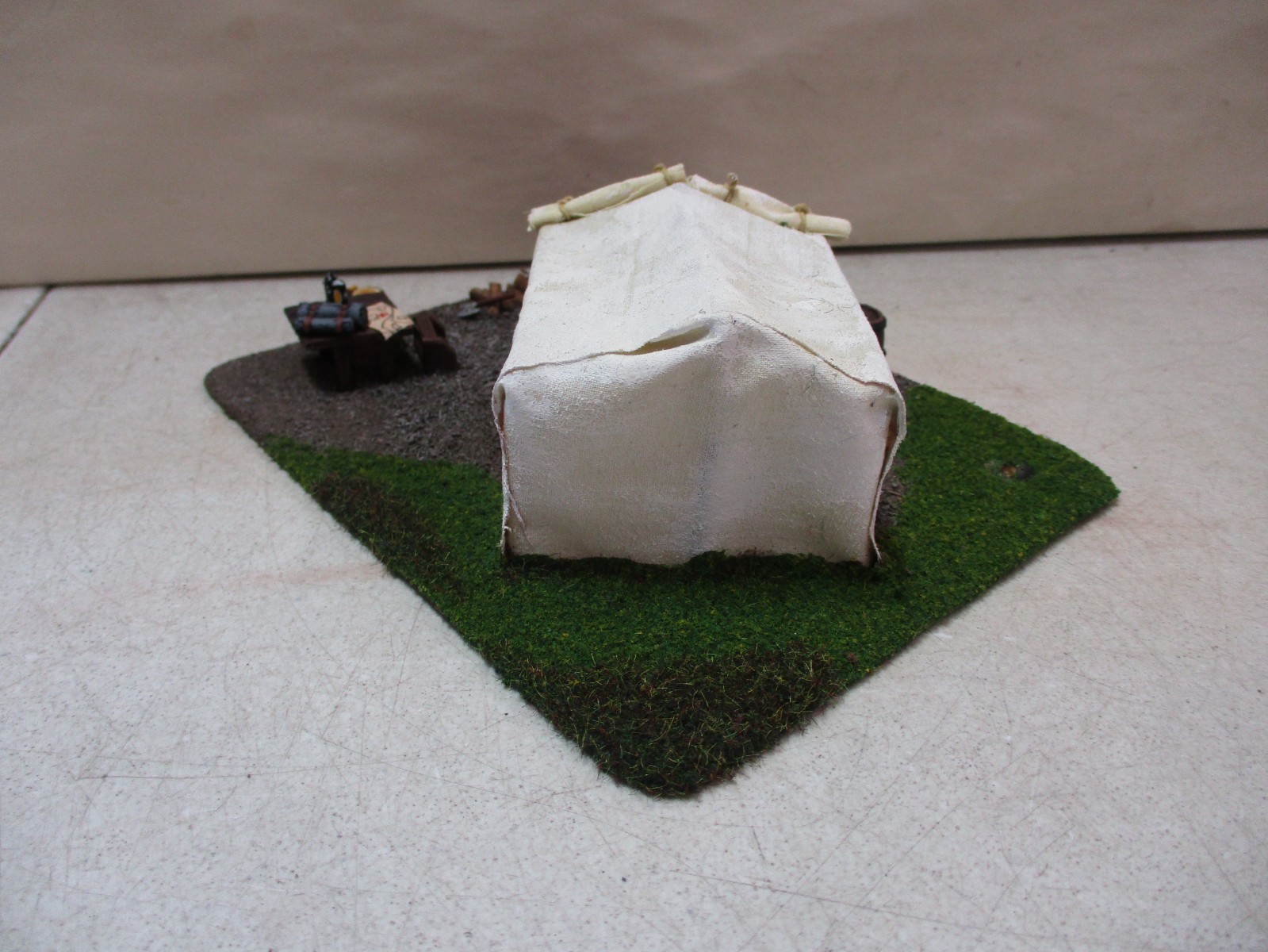 Civil War Encampment with Tent for Wargaming