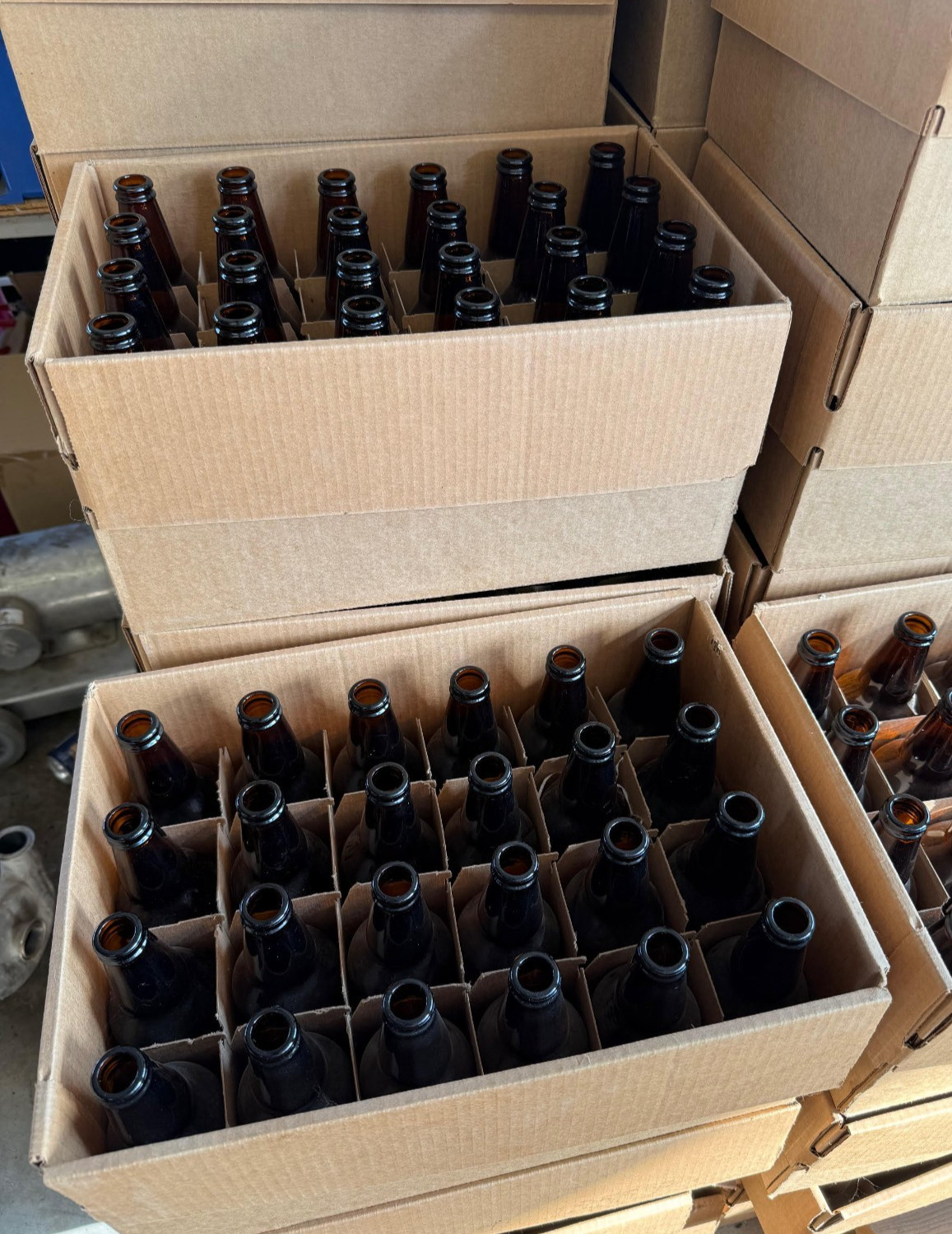 12oz Beer Bottles 12oz Crown Cap Amber Case of 24