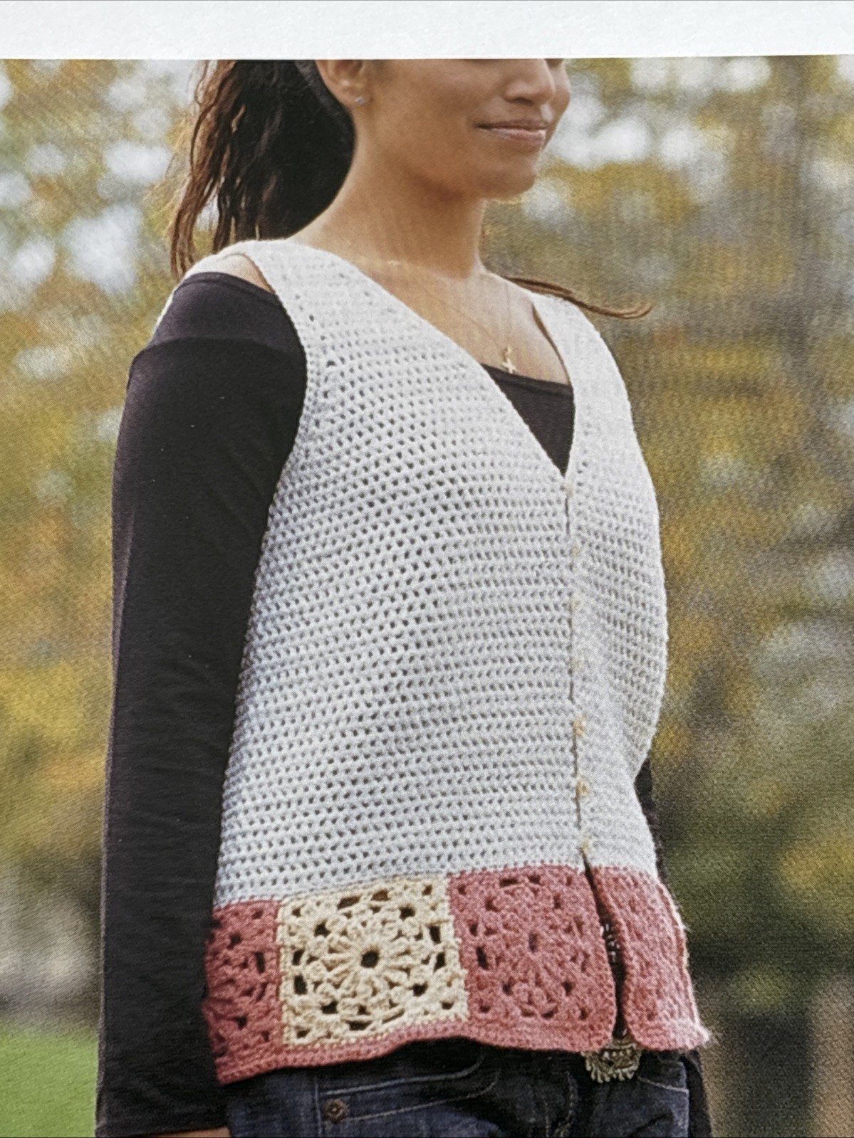 Go Anywhere Vest Crochet Pattern Page From Book