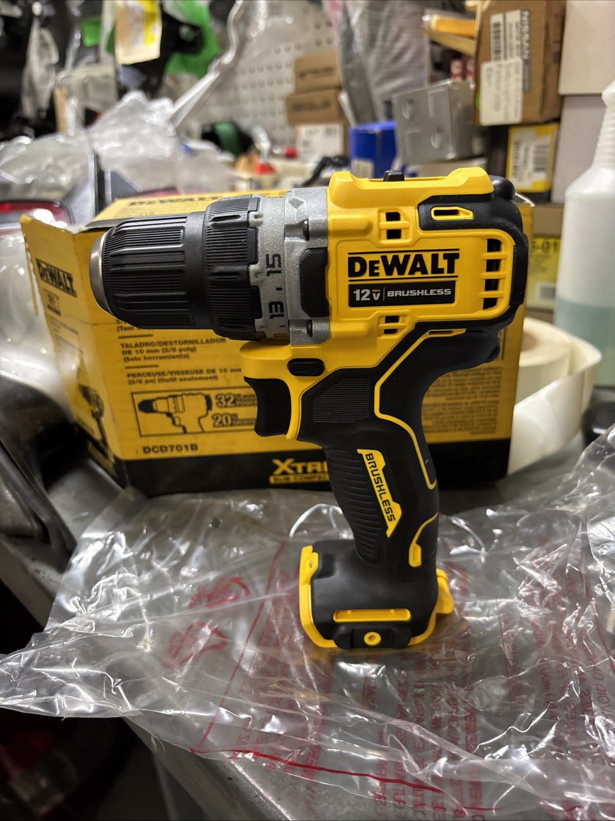 DEWALT DCD701B - 12V Max Brushless 3/8" (10mm) Drill/Driver (Tool Only)