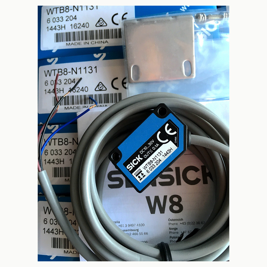 SICK WTB8-N1131 Photoelectric Proximity Sensor,NPN,New