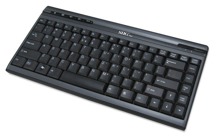 SIIG USB Mini Multimedia Keyboard JK-US0312-S1