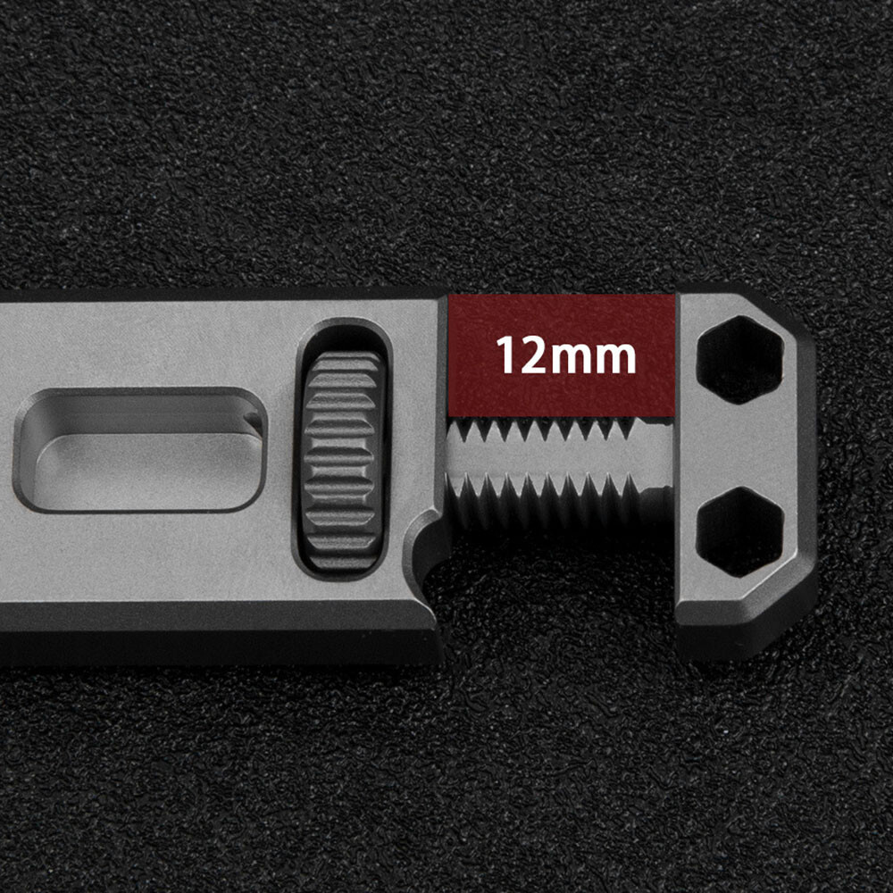 Multifunction Pry Bar Portable Wrench Screwdriver Titanium Alloy Artistic Tools