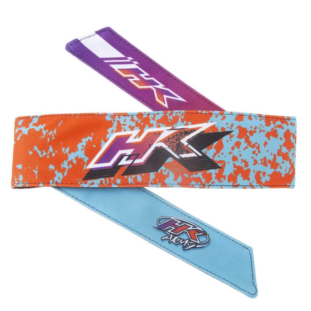 HK Army Headband - Retro Liquid Orange / Teal