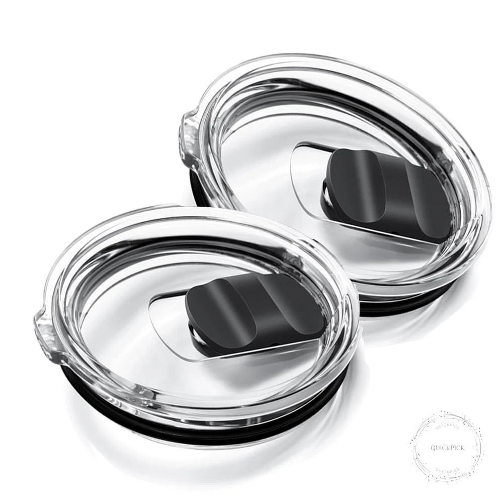 2Pcs 30oz Yeti Tumbler Lids, Replacement Yeti Tumbler Lids with Magnetic Slider
