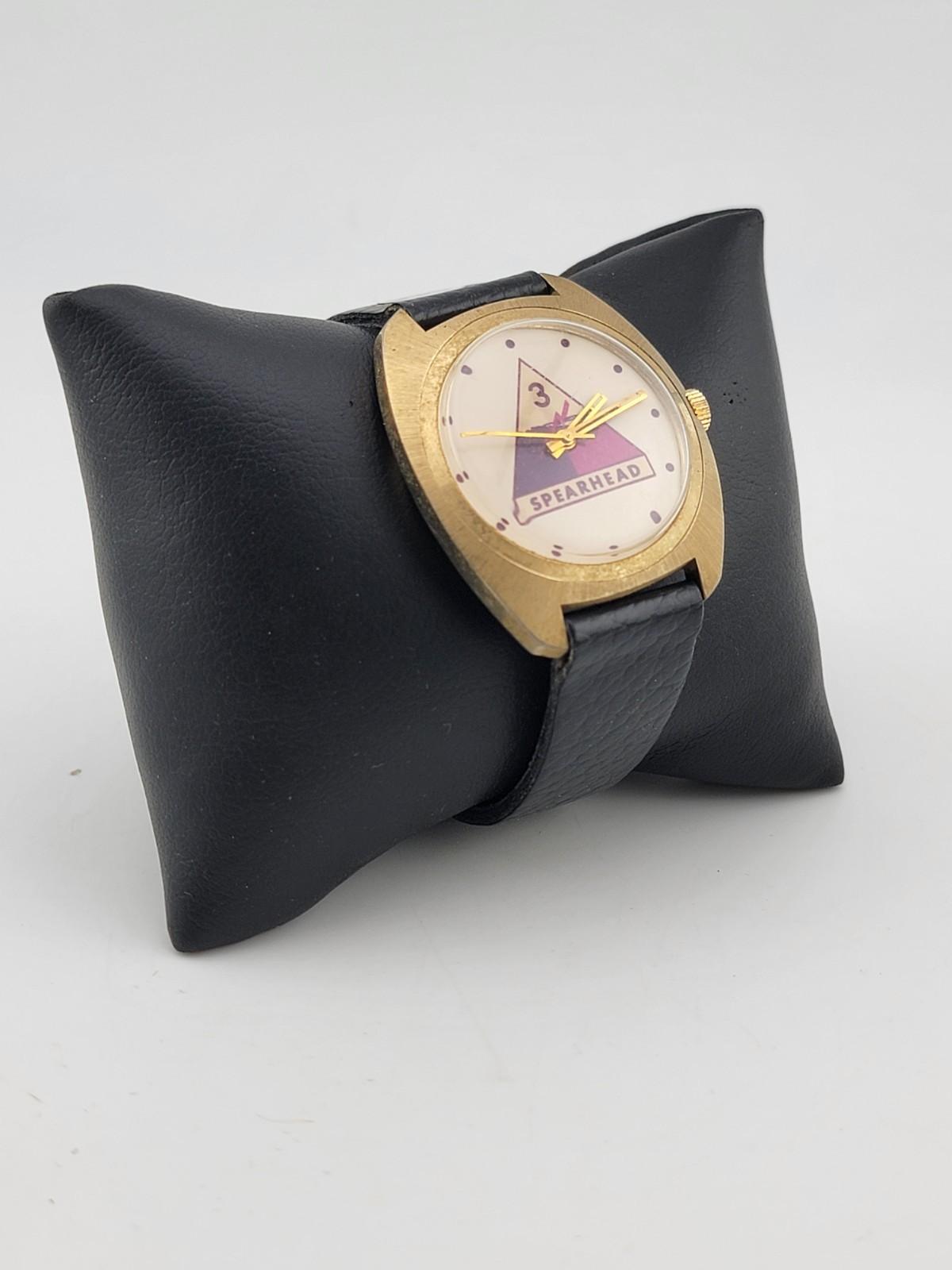 Original Rare Soviet 3rd Armored Division Spearhead Watch. Cold War Era. Works
