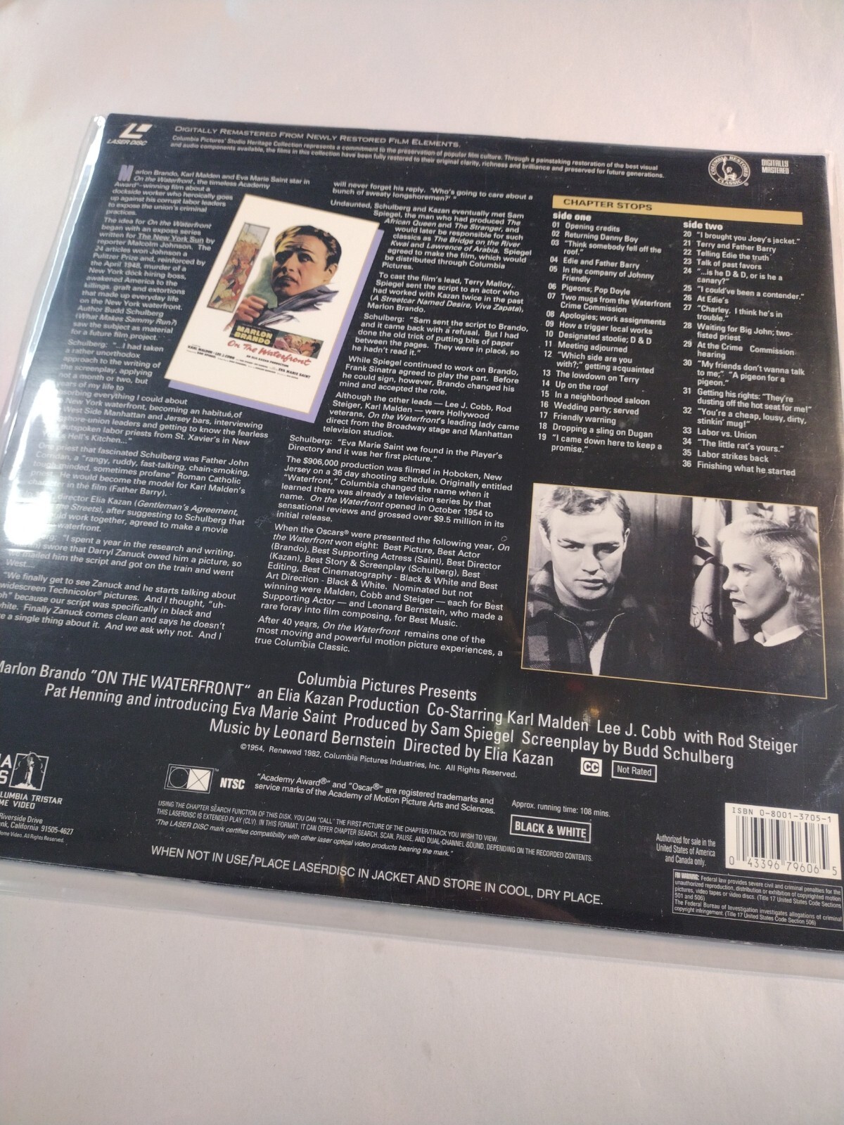 On The Waterfront (Laserdisc, RESTORED VERSION)