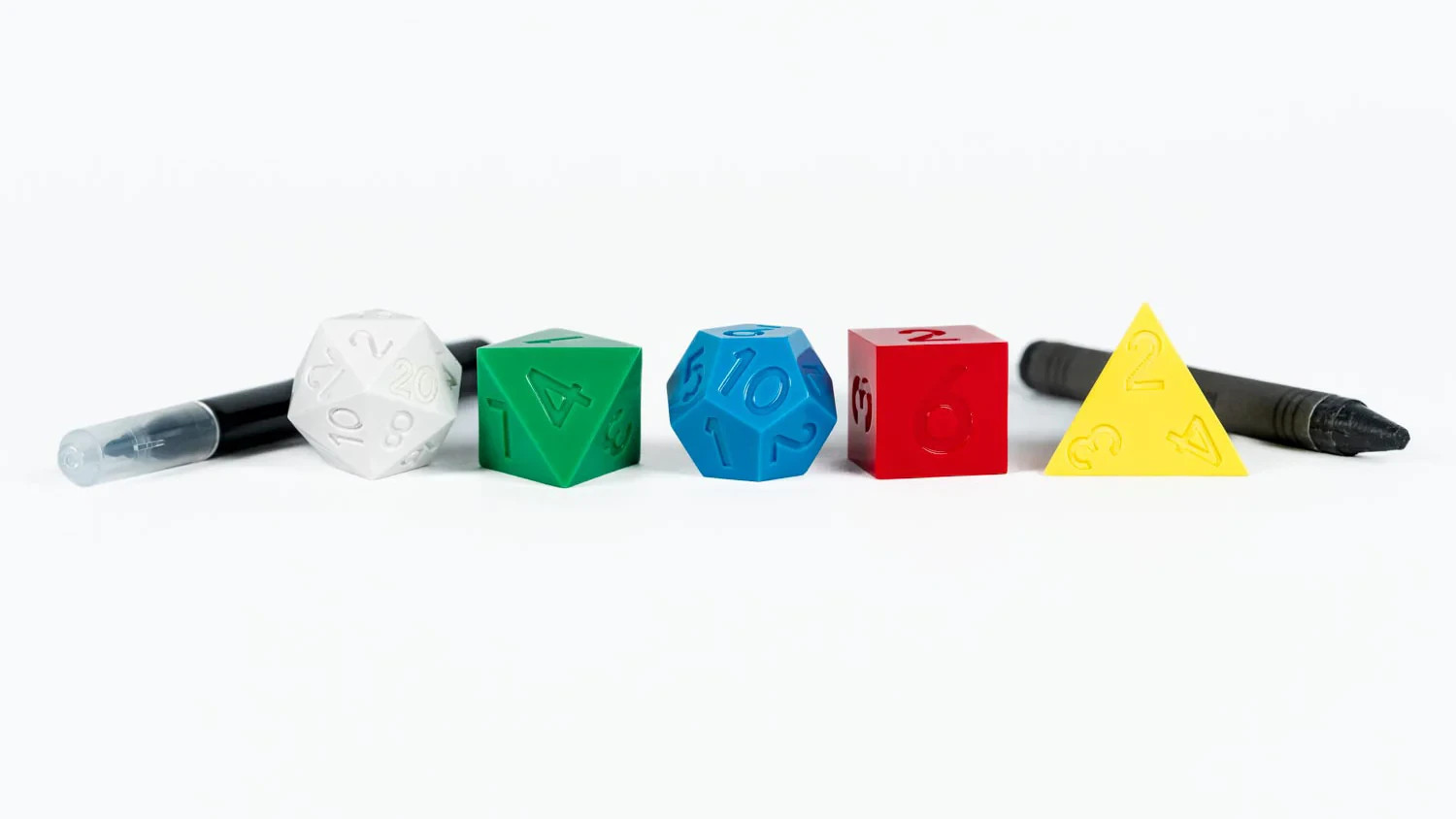 FanRoll D&D 50th Anniversary: Retro Holmes Replica Dice Set