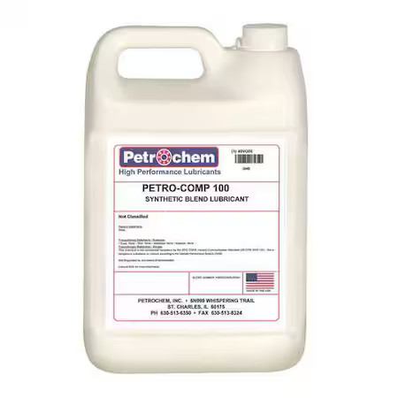 Petrochem Petro-Comp 100-001 Compressor Oil, 1 Gal., Jug, Mineral Oil