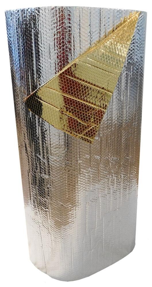REFLECTIVE GOLD SILVER FOIL Double BUBBLE ROLL Insulation 2x10 HEAT RESISTANT
