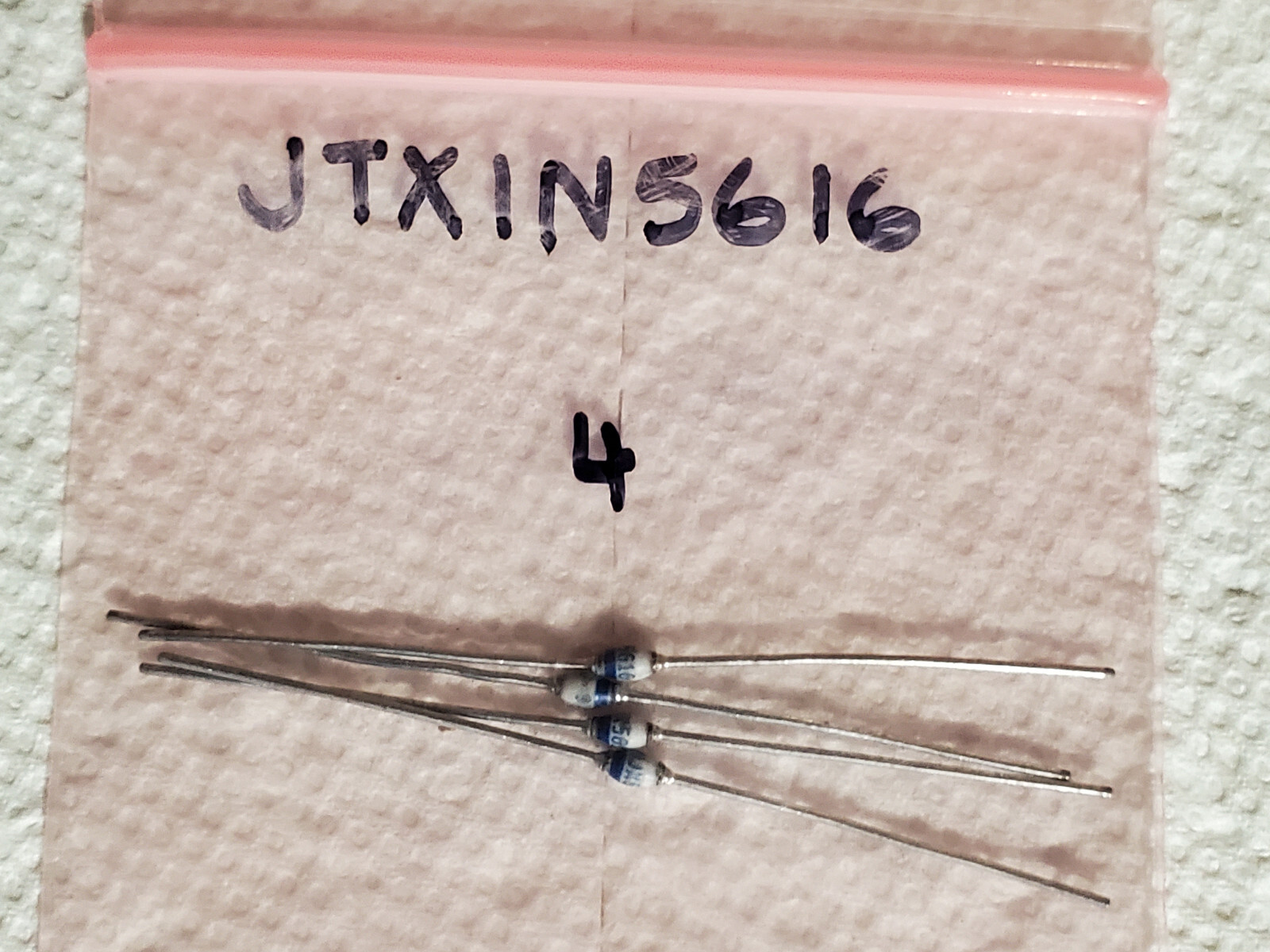 Semtech JTX1N5616 TVS Diode - ESD Suppressor (Pack of 4)