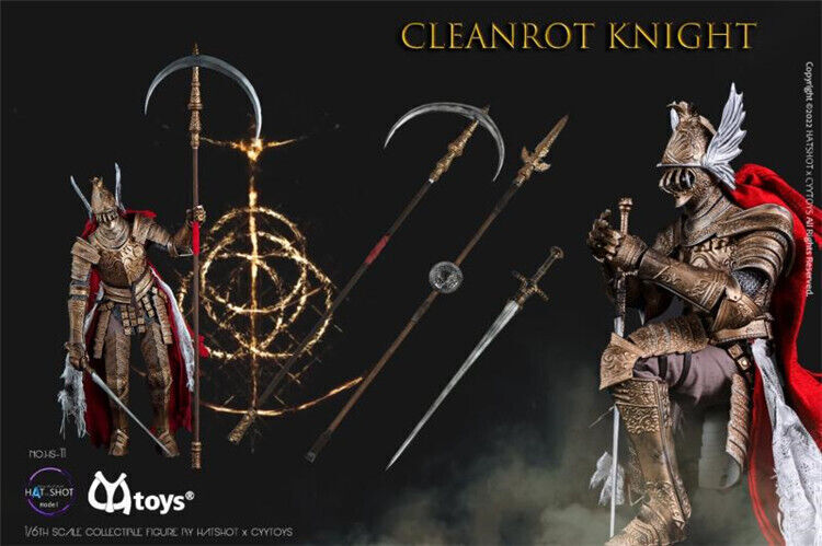 New CYYtoys & HatShot 1/6 HS-11 Cleanrot Knight 12" Action Figure Model Gift