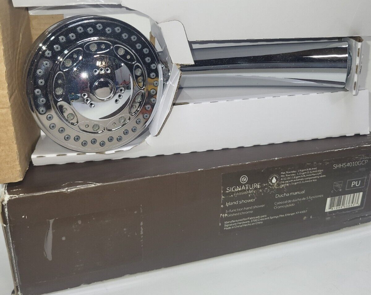 Signature Hardware SHHS4010GCP 1.8 GPM Traditional Multi Function Hand Shower