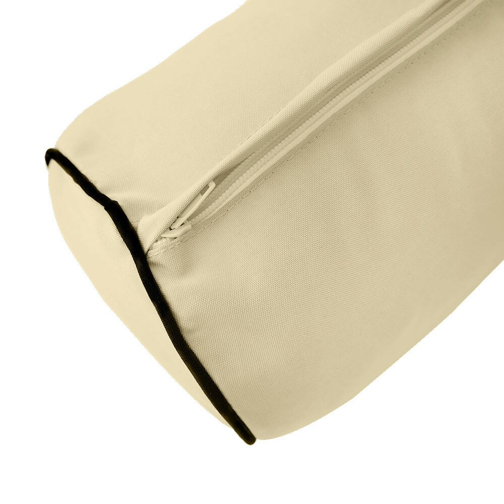 Style4 5PC Contrast Pipe Daybed Mattress Bolster Pillow Cover Only Crib AD103
