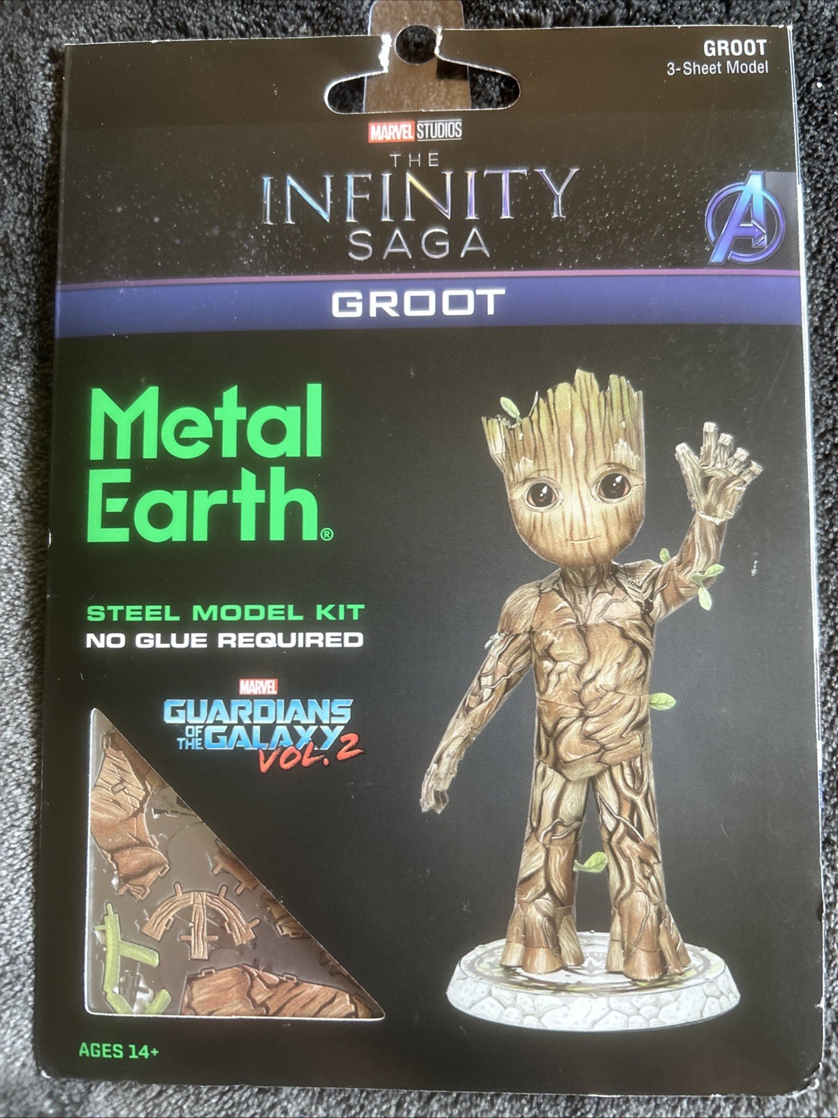 Metal Earth 3D Steel Model Kit:  Groot