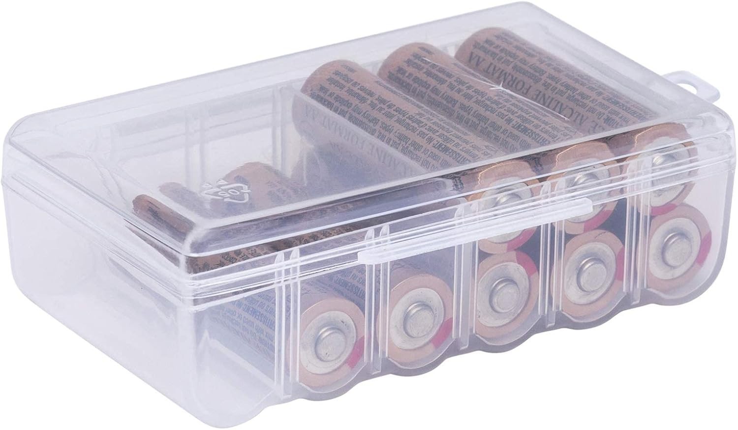 Effortless Battery Management: 12 AA Organizer Case for Crafts & Home Use